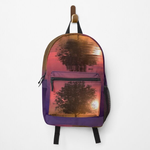 Item preview, red sunset and still lake designed and sold by 42youbest.
