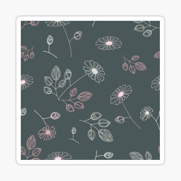 Delicate Spring - Dark Version Sticker