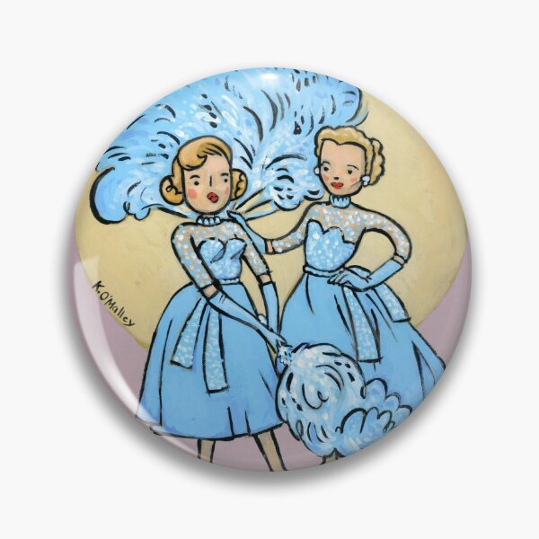 Item preview, Sisters, White Christmas designed and sold by Katie O'Malley Illustrator.