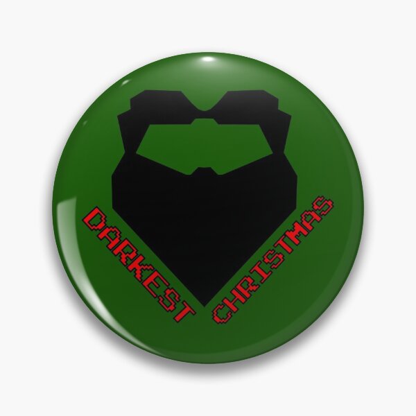 Artikelvorschau, Darkest Timeline: Darkest Christmas - Special Festive Christmas Edition. Böser schwarzer Bart - rote und schwarze Retro-Arcade-Typografie entworfen und verkauft von Deegital18.