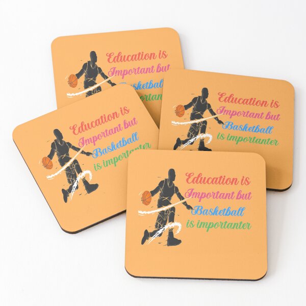 Item preview, La educación es importante pero el baloncesto es importante designed and sold by Designhub14.