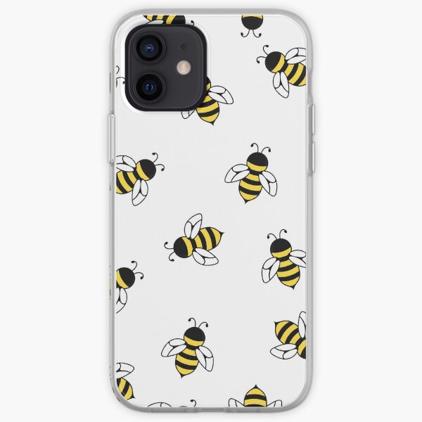 gold glitter effect honeybee iPhone 6 Plus iPhone 6S iPhone 8 spring Honeybee on golden print phone case