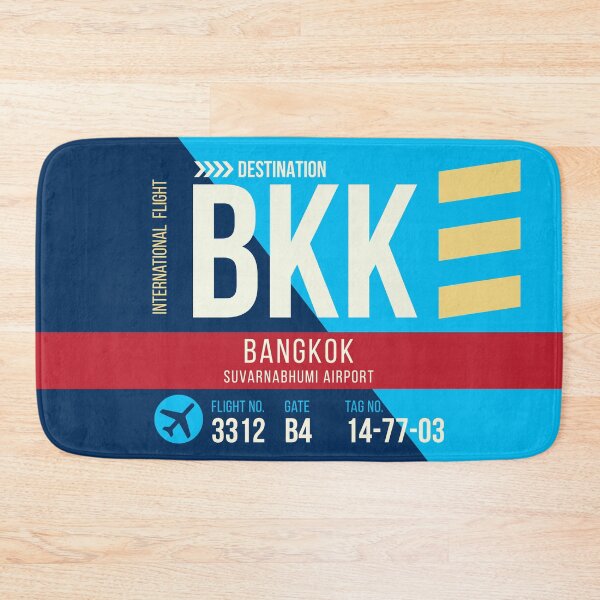 Item preview, Bangkok Airport Stylish Luggage Tag (BKK) designed and sold by SLAG-Creative.