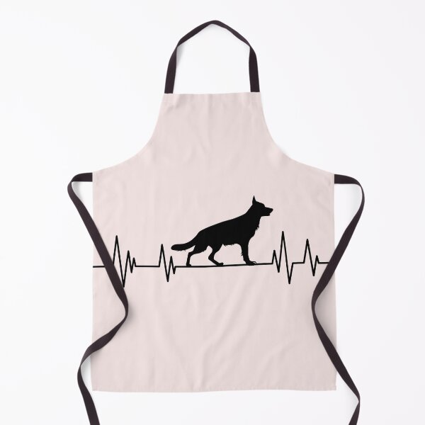 Item preview, German Shepherd Heartbeat dog Heartbeat Silhouette designed and sold by ELmezz.