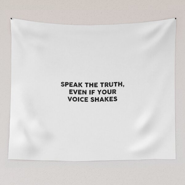 Item preview, Speak the Truth even if your Voice Shakes  designed and sold by GoldenDov.
