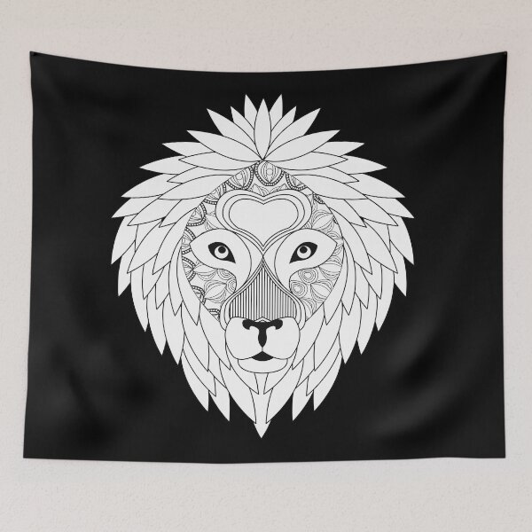 Item preview, Black and White Lion designed and sold by chark70.