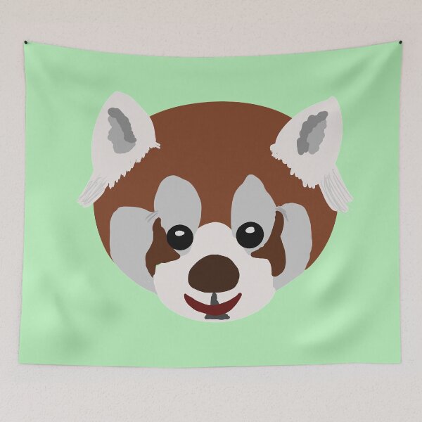 Item preview, Red Panda Face designed and sold by Geometrico22.