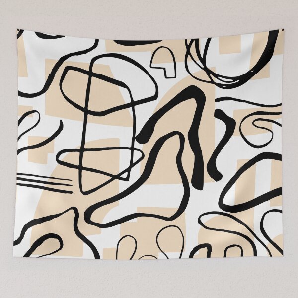 Item preview, Abstract hand drawing sketch designed and sold by chrstdnl.