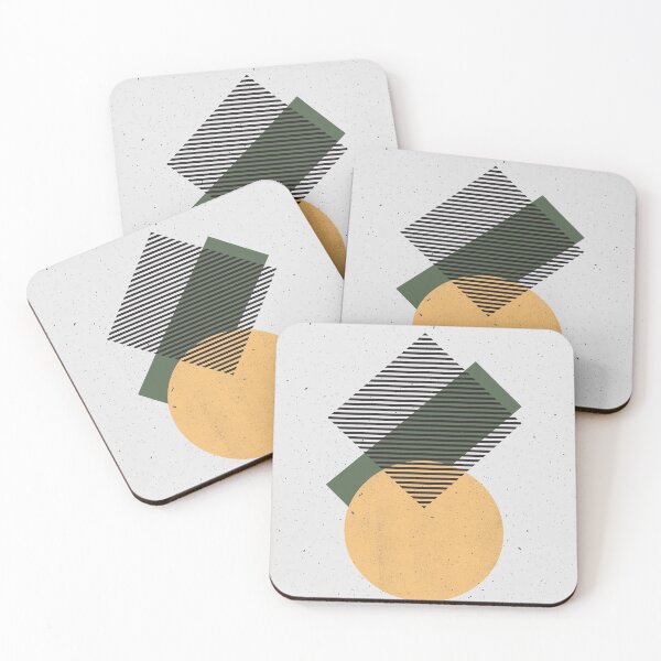 Item preview, Minimalist Illustration Grey Geometric Shapes designed and sold by A. P..