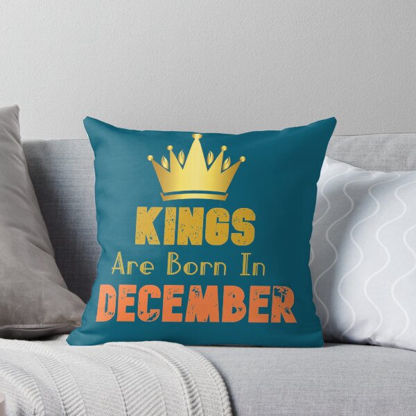 Item preview, Kings Are Born In December | December Birthday Quotes designed and sold by The Full Cart.