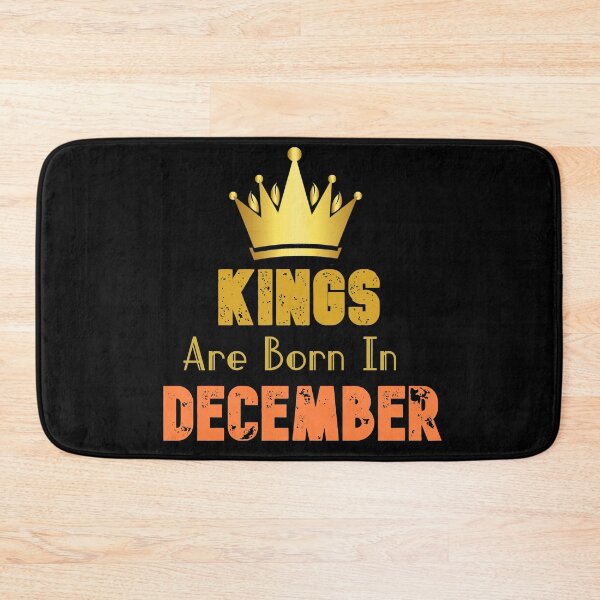 Item preview, Kings Are Born In December | December Birthday Quotes designed and sold by The Full Cart.
