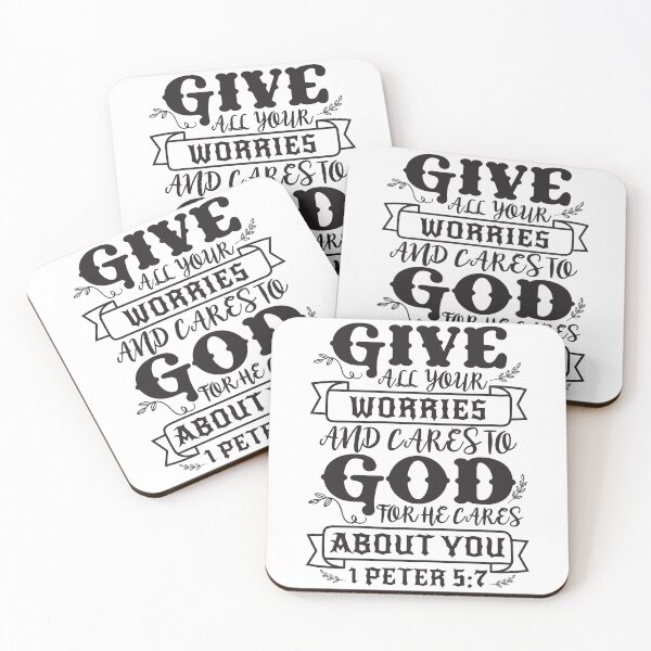 Item preview, 1 Peter 5:7 designed and sold by plushism.