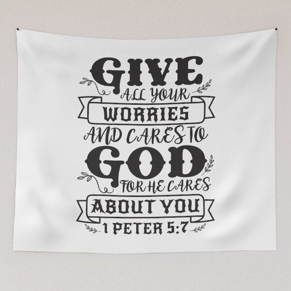 Item preview, 1 Peter 5:7 designed and sold by plushism.