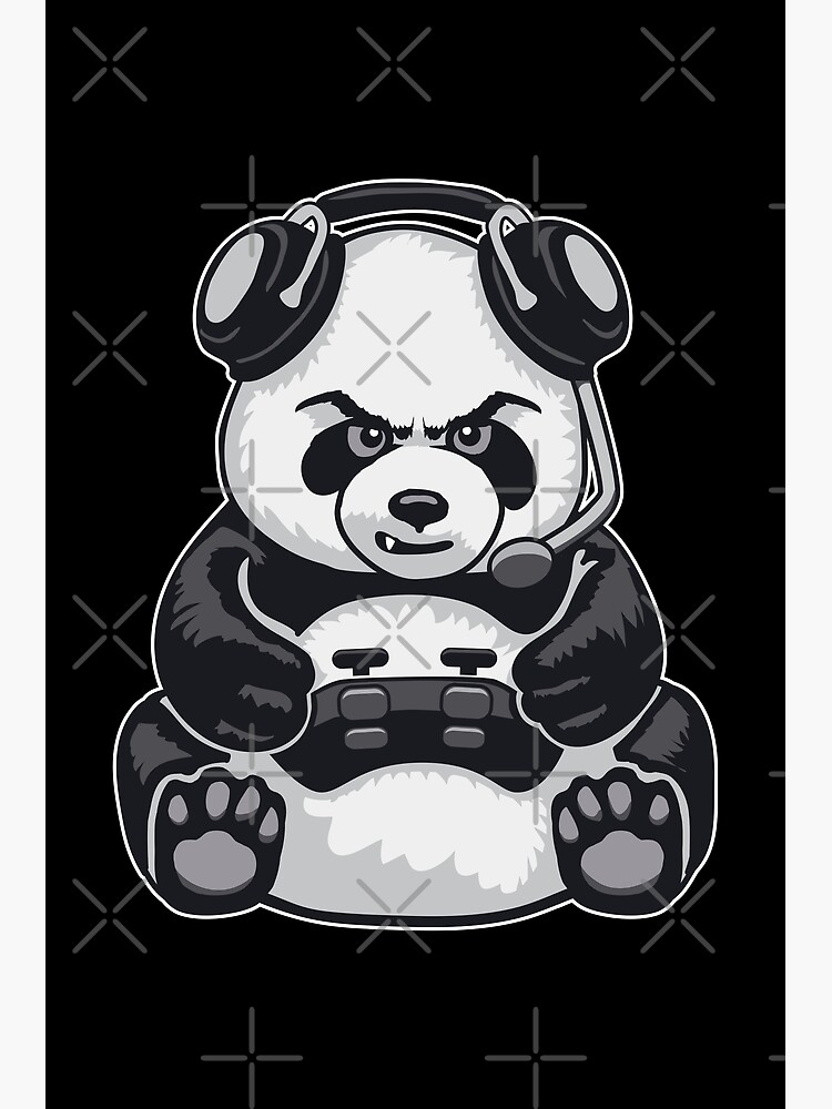 Panda Bear gaming console gambler nerd gamer video game Tote Bag
