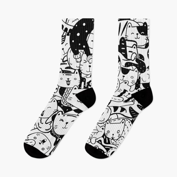 Item preview, Doodles Cats pattern for cat lovers designed and sold by angus77ok.
