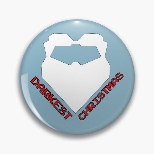 Artikelvorschau, Dunkelste Zeitlinie: Darkest Christmas - Special Community Festive Edition. Weißer böser Bart dunkelste Zeitleiste - rote und schwarze Retro-Arcade-Typografie entworfen und verkauft von Deegital18.