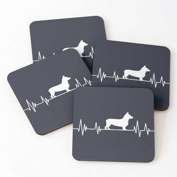 Item preview, corgi Heartbeat dog Heartbeat corgis Silhouette designed and sold by ELmezz.