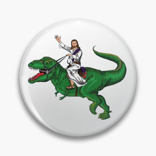 Item preview, Jesus on a dinosaur  designed and sold by DidYouDie x Design.