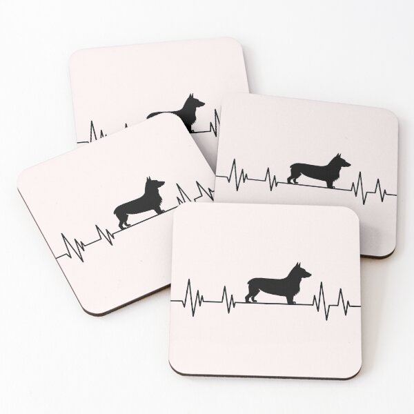 Item preview, corgi Heartbeat dog Heartbeat corgis Silhouette designed and sold by ELmezz.