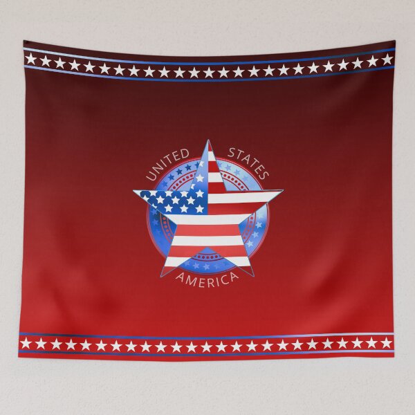 Item preview, USA Star Red designed and sold by Yiorgos Designs.