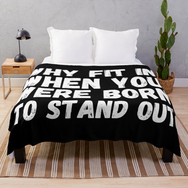 Item preview, Why fit in when you were born to stand out - dr Seuss quotes designed and sold by ds-4.