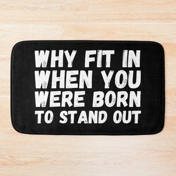 Item preview, Why fit in when you were born to stand out - dr Seuss quotes designed and sold by ds-4.
