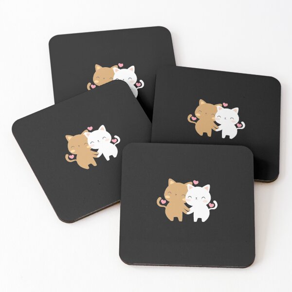 Item preview, Milk and Mocha Cats Love Each Other designed and sold by Giovanni's  Brown Quotes.