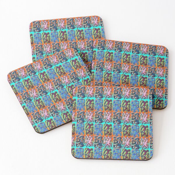 Item preview, 4 Graffitis tapiz designed and sold by Diego Manuel Rodriguez.