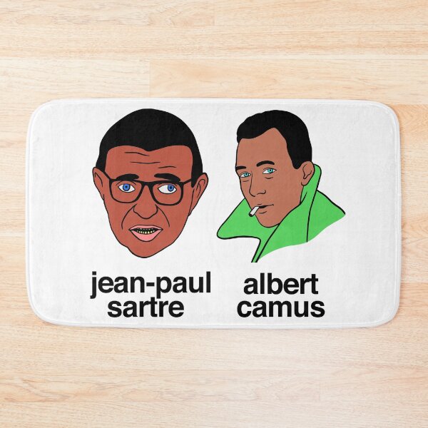 Item preview, Albert Camus Jean-Paul Sartre Philosophy designed and sold by SozioN.