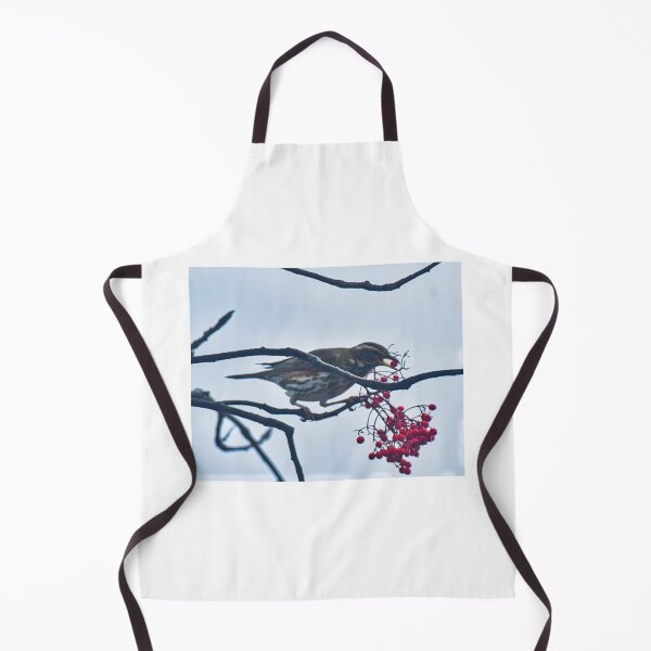 Item preview, Redwing perched and eating berries designed and sold by RobinDHunter.