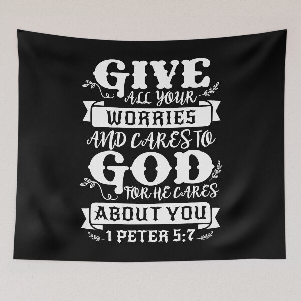 Item preview, 1 Peter 5:7 designed and sold by plushism.