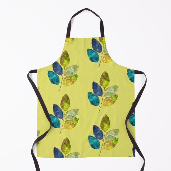 Item preview, Glittery multicolor watercolor golden leaves designed and sold by AnnieHochmann.