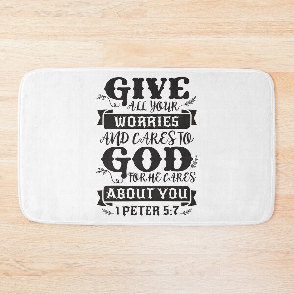 Item preview, 1 Peter 5:7 designed and sold by plushism.
