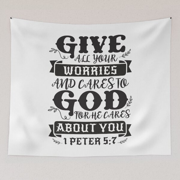 Item preview, 1 Peter 5:7 designed and sold by plushism.