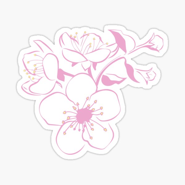 Cherry Blossom After Winter Stickers Redbubble