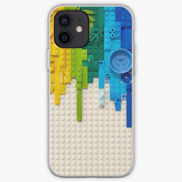 Goteo de arco iris Funda blanda para iPhone