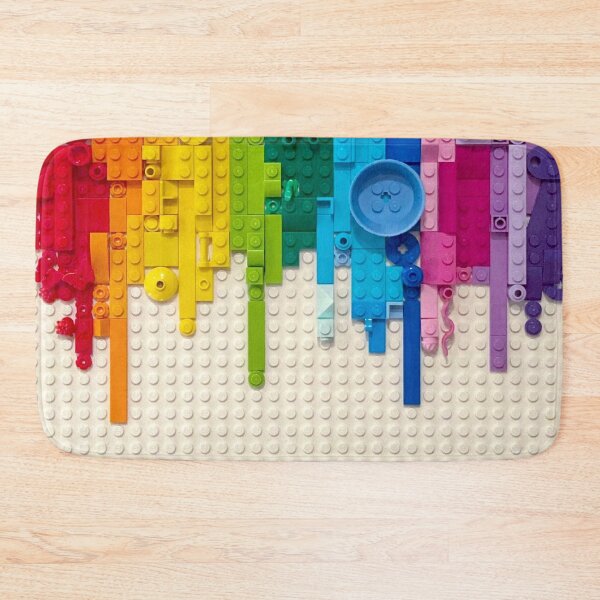 Lego sales bath mat