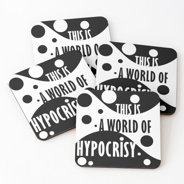 Item preview, This is a World of Hypocrisy designed and sold by poeticdustbin.