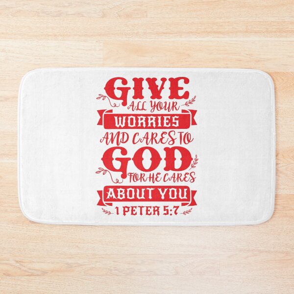 Item preview, 1 Peter 5:7 designed and sold by plushism.