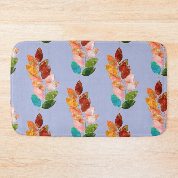 Item preview, Glittery multicolor watercolor golden leaves designed and sold by AnnieHochmann.