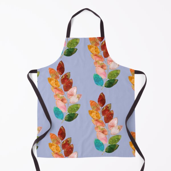 Item preview, Glittery multicolor watercolor golden leaves designed and sold by AnnieHochmann.