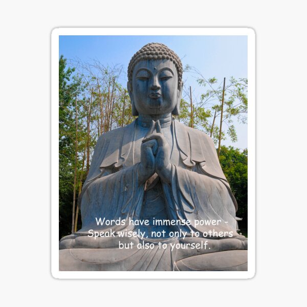 Item preview, Buddha - Word Power designed and sold by BWBConcepts.