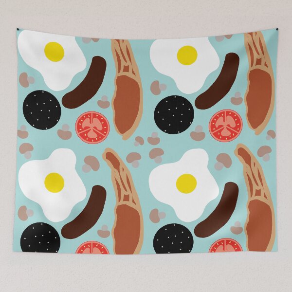 Item preview, Grilled Breakfast Plate Food Design designed and sold by RhubarbMyrtle.