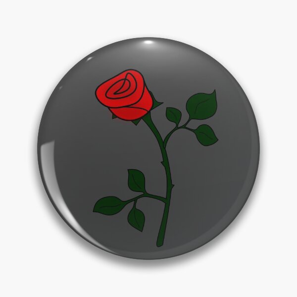 Item preview, Single Opened Red Rose Bud designed and sold by nutmegfairy.
