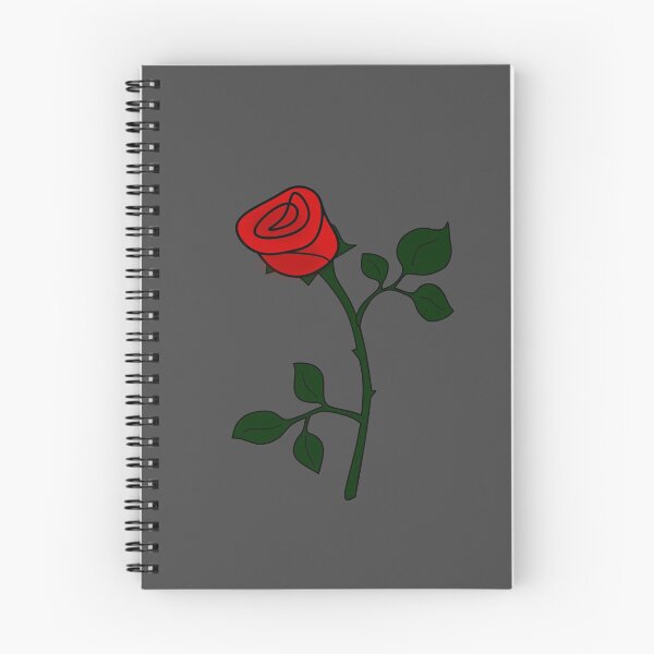 Item preview, Single Opened Red Rose Bud designed and sold by nutmegfairy.