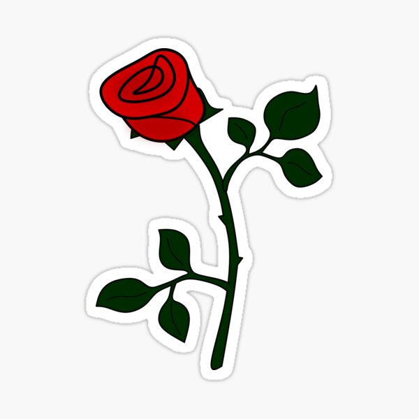 Artikel-Vorschau von Einzelne geöffnete rote Rosenknospe, designt und verkauft von nutmegfairy.