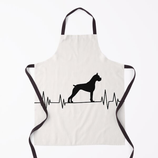 Item preview, Boxer Heartbeat dog Heartbeat Boxer Silhouette designed and sold by ELmezz.