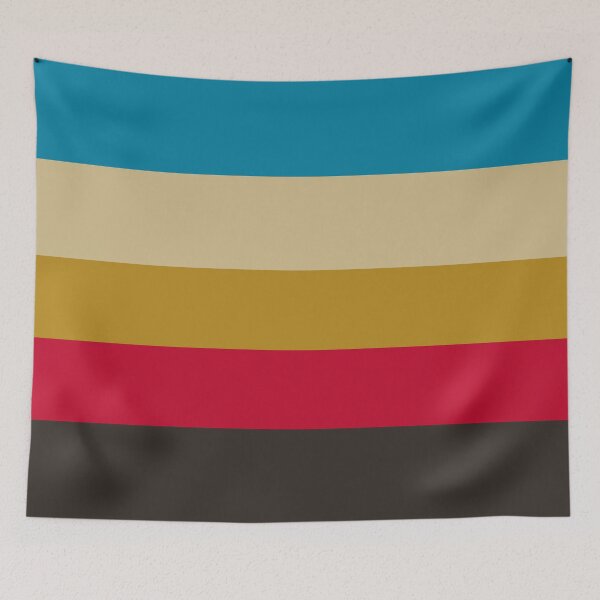 Item preview, Retro color stripes, 1900's retro colors designed and sold by Sasas Design.