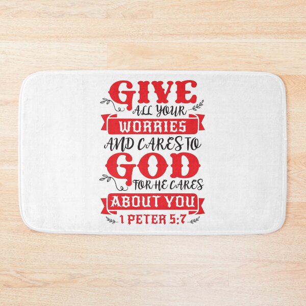 Item preview, 1 Peter 5:7 designed and sold by plushism.