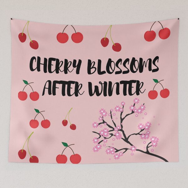 Item preview, Cherry Blossoms After Winter designed and sold by BhavyaBathla.